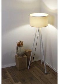 Lampada da terra STANDART 1xE27/60W/230V panna/bianco