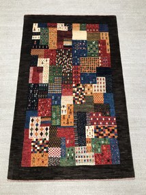 Loribaft Tappeto persiano 100x160 Verde (Iran) Annodato A Mano