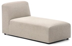 Kave Home - Modulo Neom chaise longue beige 152 x 75 cm