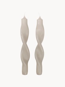 Set di 2 candele a bastoncino Twist