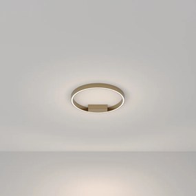 Lampadario A Sospensione Moderno Rim Alluminio Ottone 1 Led 25W