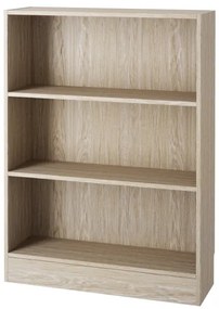 Libreria Ufficio Modulare 3 Ripiani 79x27x107 Effetto Legno Working