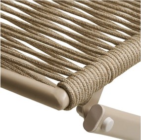 Set da pranzo da giardino beige in metallo per 2 persone Arcas – House Nordic