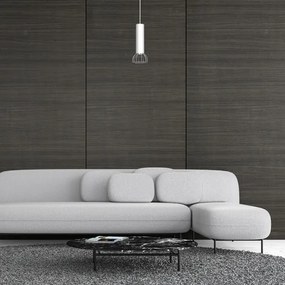 Lampadario su corda DANTE 1xGU10/25W/230V argento/cromo lucido