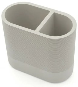 Set accessori bagno 2 pezzi in poliresina crema Marica