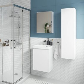 Mobile sottolavabo e lavabo Remix bianco matt L 45 x H 57.7 x P 33 cm