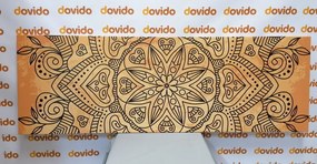 Quadro su tela – Mandala con tocco antico