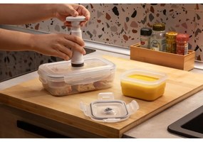 Set di 3 scatole per alimenti e pompa per il vuoto Flavia - Compactor