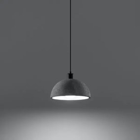 Sollux SL.0847 - Lampadario su filo PABLITO 1xE27/60W/230V calcestruzzo