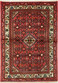 Hamedan Tappeto 140 x 100 (Iran) Annodato A Mano