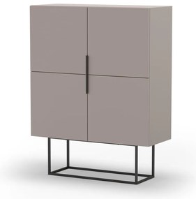 Armadietto grigio/beige 100x130 cm Titan – Marckeric