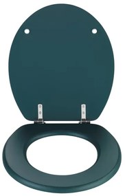 WENKO 25171100-WC sedile PRIMA 37x41 cm verde/argento