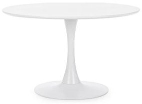 Tavolo Da Interno A Tulipano D120 Cm Bloom Bianco Bizzotto