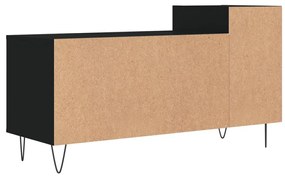 Mobile Porta TV Nero 100x35x55 cm in Legno Multistrato