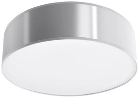 Plafoniera argentata ø 35 cm Atis – Sollux