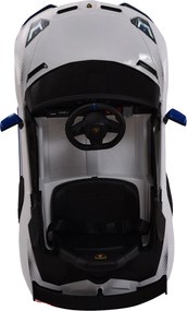 Macchina Elettrica per Bambini 12V con Licenza Lamborghini Aventador SVJ Small Bianca...