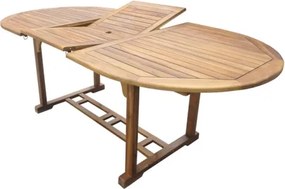 Tavolo Legno Allungabile 240/180x100x75 cm - Acacia FSC 100%