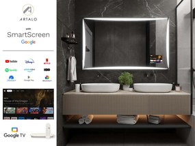 SMART specchio con luminazione M5 premium + SmartScreen with Google TV