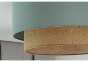 Duolla - Plafoniera BOHO 1xE27/15W/230V diametro 45 cm verde/marrone