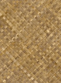 Arte International Carta da parati Pandan - Mittelbraun