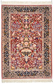 Isfahan Tappeto persiano 120 x 170 Rosso (Iran) Annodato A Mano