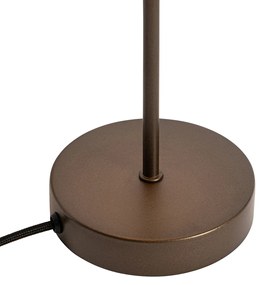 Lampada da tavolo retrò bronzo scuro - Magnax Mini