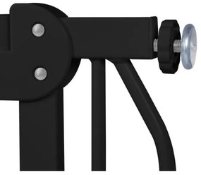 Lionelo - Cancello sicurezza TRUUS SLIM nero/marrone