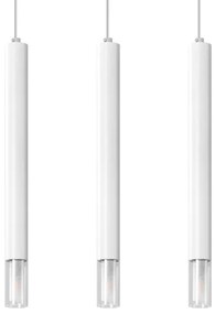 Sollux SL.0959 - Lampadario su corda VIZIER 3xG9/40W/230V bianco