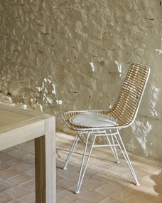 Kave Home - Cuscino rotondo per sedia Prisca terracotta Ã˜ 35 cm