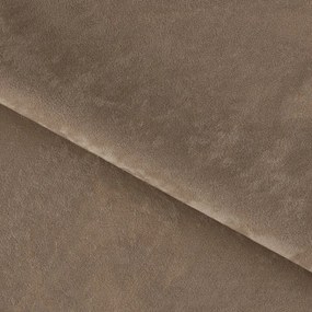 Letto singolo imbottito/in truciolato giallo ocra/beige con contenitore e materasso inclusi 80x190 cm Parys – ELTAP