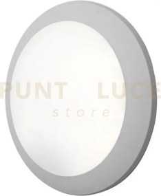 Verona applique plafoniera d35 cm 2 luci attacco e27 grigio ip66 c...
