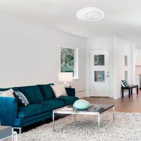 Plafoniera LED design Kaoli, bianco Ø 35 cm dimmerabile, 4800 lumen INSPIRE