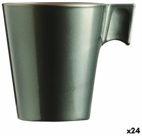 Tazza Mug Luminarc Flashy Verde 80 ml Vetro (24 Unità)