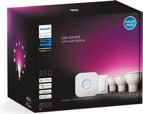 Smart starter pack 5 pz GU10, 6 W White and color ambiance - Philips Hue