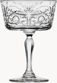 Set di 6 coppe champagne in cristallo Tattoo