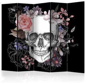 Paravento Skull and Flowers II [Room Dividers]