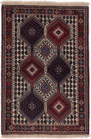 Yalameh Tappeto 150x100 (Iran) Annodato A Mano