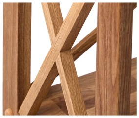 Scaffale effetto rovere colore naturale 70x161 cm X-Shelf - Unique Furniture