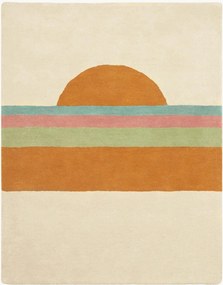 Tappeto per bambini fatto a mano Sunset Orange, varie misure