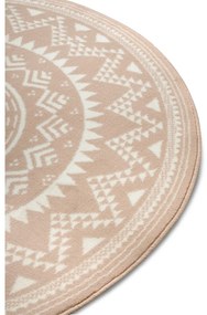 Tappeto rotondo beige ø 140 cm Valencia - Hanse Home