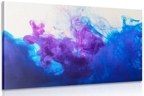 Stampa su tela – Inchiostro in sfumature blu-viola