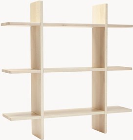 Scaffale da parete in legno di faggio Saga