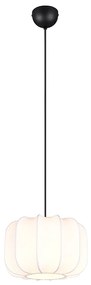 Lampada a sospensione Japandi nera e bianca 25 cm - Madleine
