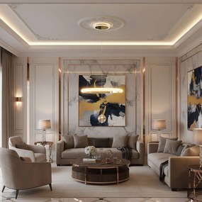 Lampada da soffitto G142-CP 50cm GOLD