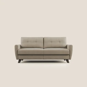 Callisto Divano letto matrimoniale in tessuto morbido impermeabile T02 beige 188 cm (mat. 140x197)