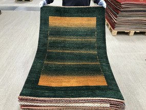 Loribaft Tappeto persiano 120x80 Giallo (Iran) Annodato A Mano