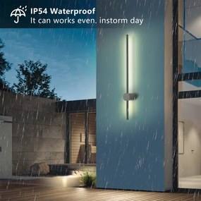 Brilagi - Applique da esterno a LED AURA LED/12W/230V 3000K IP54 antracite