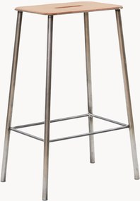 Sgabello alto in pelle Adam