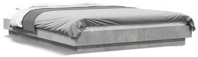 Giroletto Luci Led Grigio Cemento 120x190 Cm Legno Multistrato /