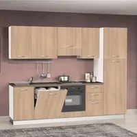 Cucina Rosmarino 270 x 217H con lavastoviglie nebraska destra